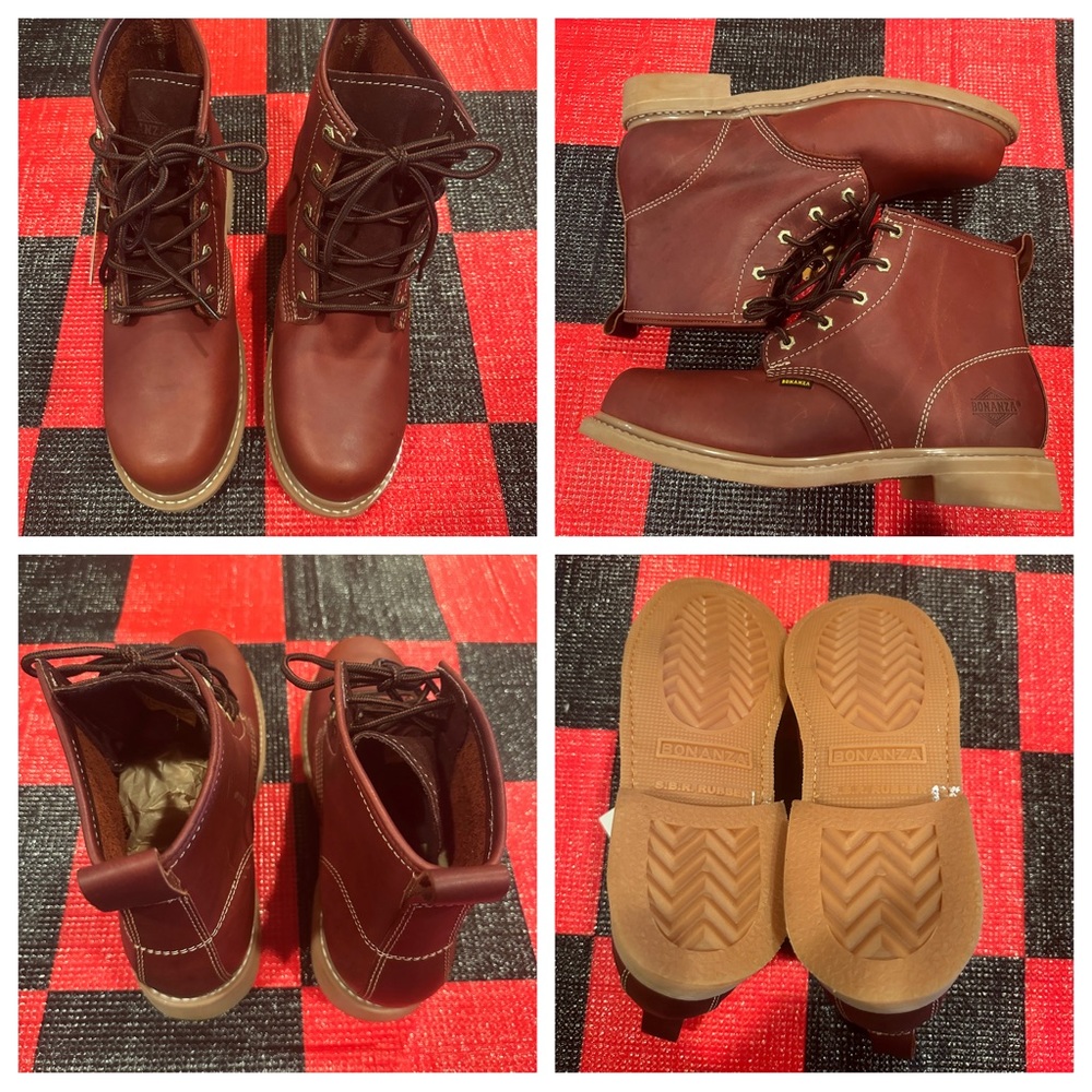 NWT Bonanza Work Boots size 13
Goodyear Welt Construction
No Box